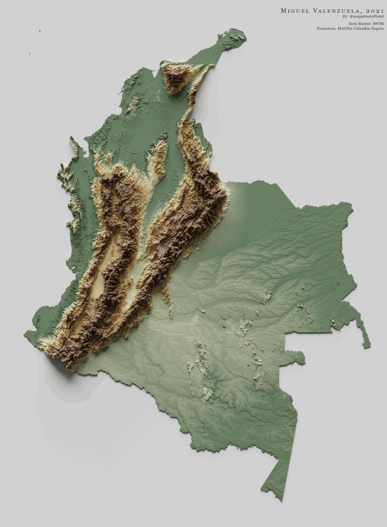 Animated map shading the world's warm and cold zones against wealth.